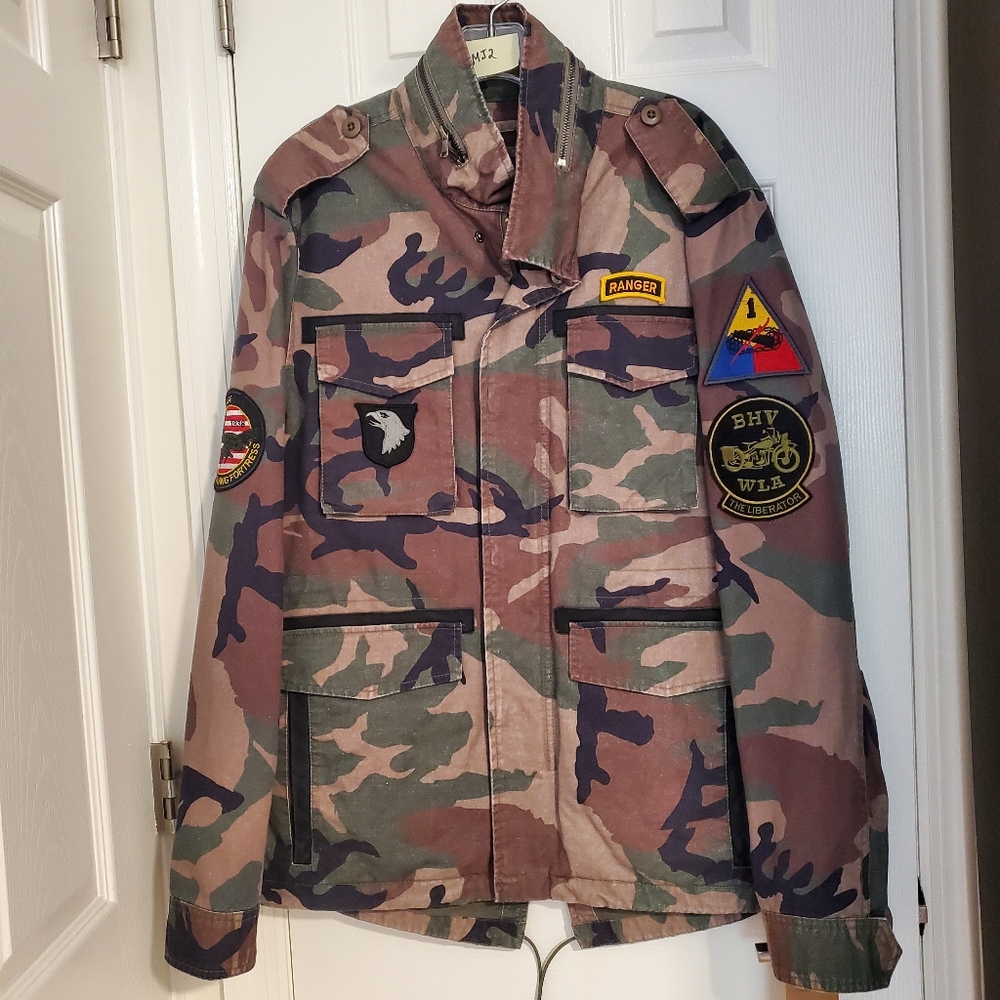 Boston Harbour Vintage Camouflage Ranger Jacket